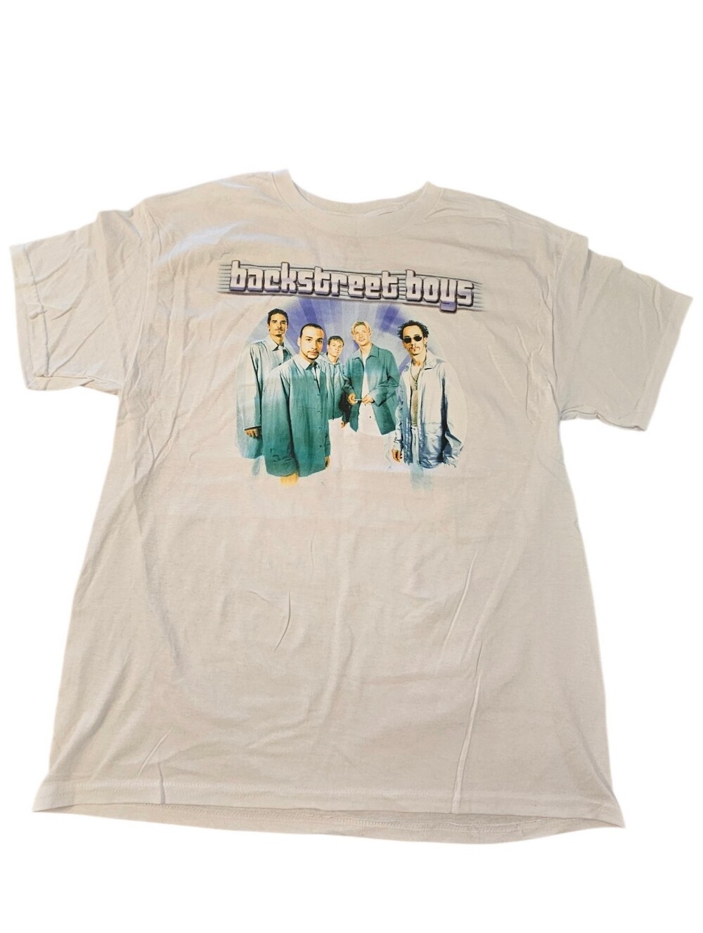 Backstreet Boys Millennium Tour Graphic T Shirt Adult M/L Concert Tee White New